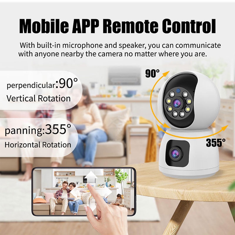 JIASHI Camera Giám Sát Wifi Không Dây Điện Thoại Di Động Từ Xa Hd Camera Mạng Trong Nhà