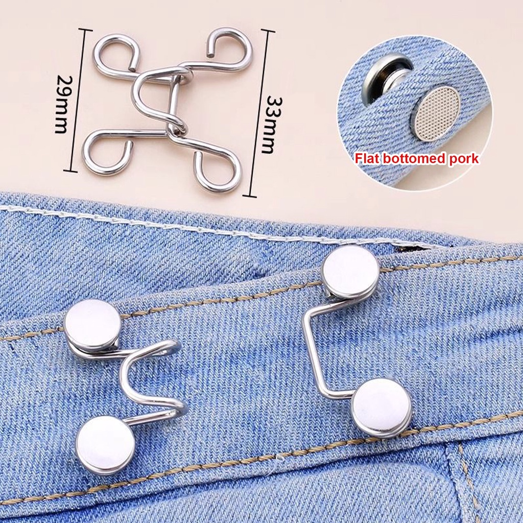 Thắt Lưng Không Cần Đóng Nút Có Thể Điều Chỉnh Và Tháo Rời Trang Trí Nút