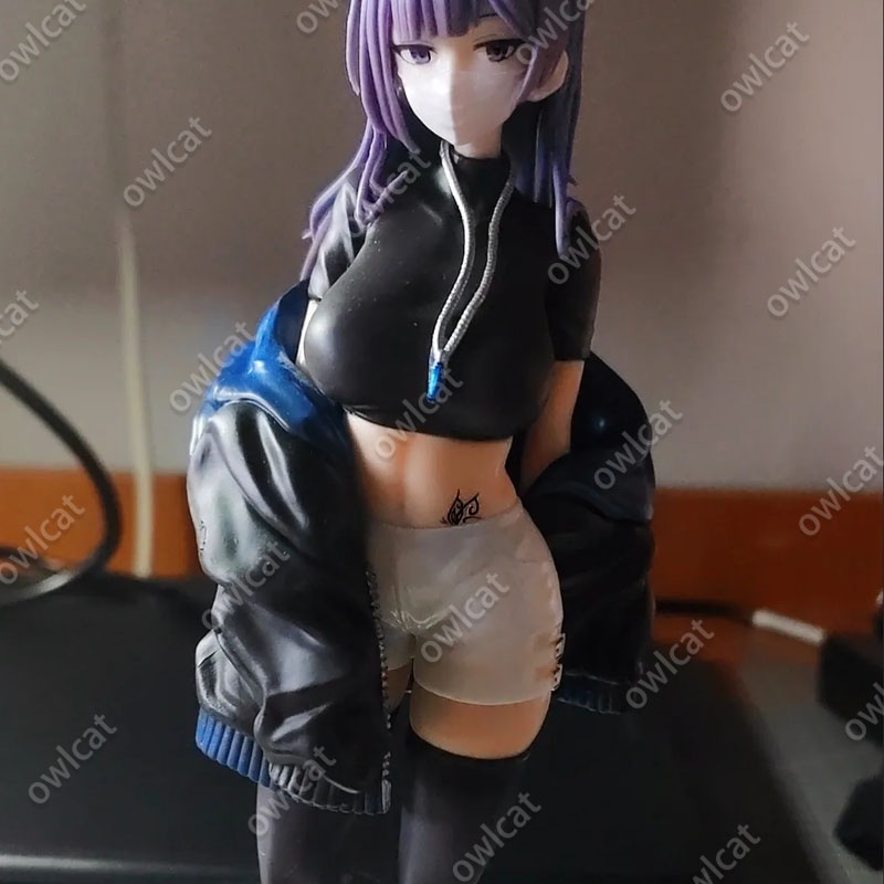 Mô Hình Nhân Vật Illustration Yuna  24cm Size 1/7 Tattooing Vest Mask Sports Girl 3D Illustrator Biya Ydh2101 Maxcute PVC Figure Packed in Box Model
