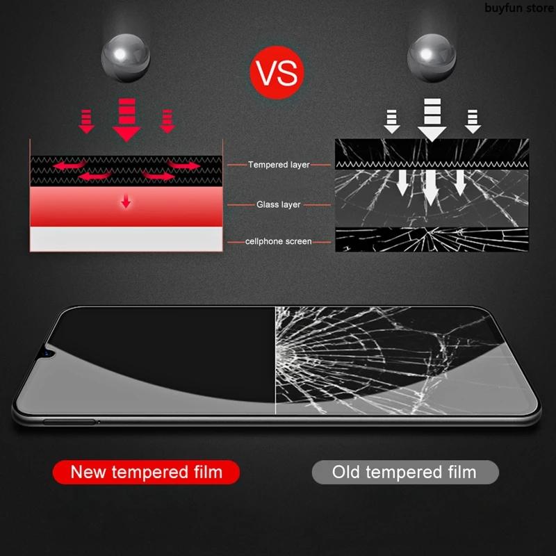 2AK 2Pieces Full Cover Tempered Glass 9H Premium Screen Protector HD Protective Film For Samsung Galaxy S23 S22 S21 Plus M54 M34 M14 A05s A05 A54 A14 A34 A24 5G/4G