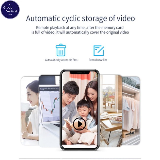 . 1 Bộ camera Hồng Ngoại mini f9 1080p hd wifi Có Chế Độ Nhìn Ban Đêm