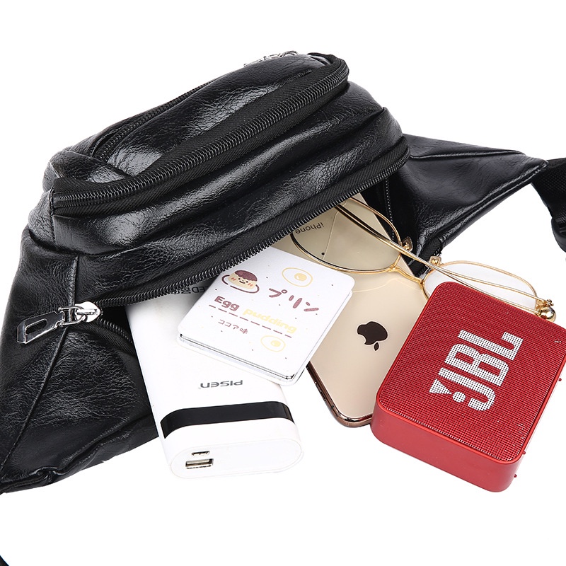 Imelon Túi Đeo Hông Thể Thao Bằng Da pu Cỡ Lớn Đa Năng Thời Trang Cho Nam Và Nữ