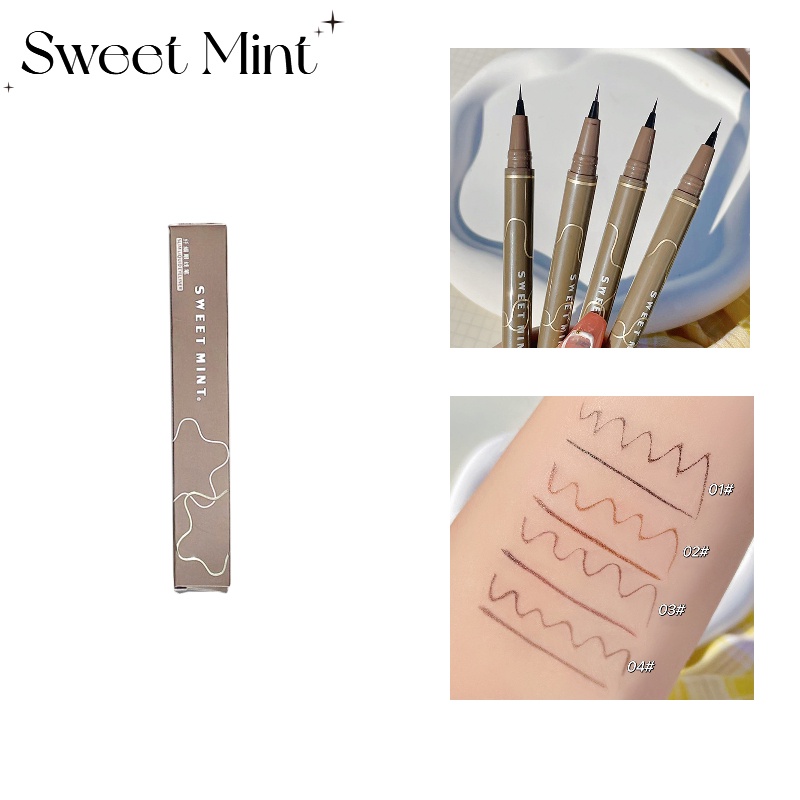 Bút Kẻ Mắt Dạng Lỏng sweet mint Siêu Mảnh Lâu Trôi Chống Nước Không Lem