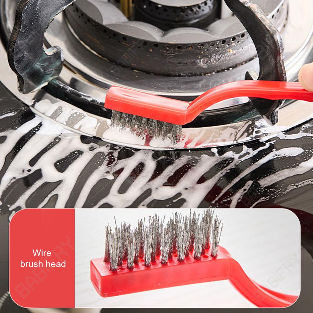 Set 3 Bàn Chải Dây Điện 7 inches Làm Sạch Sâu Chống Trượt