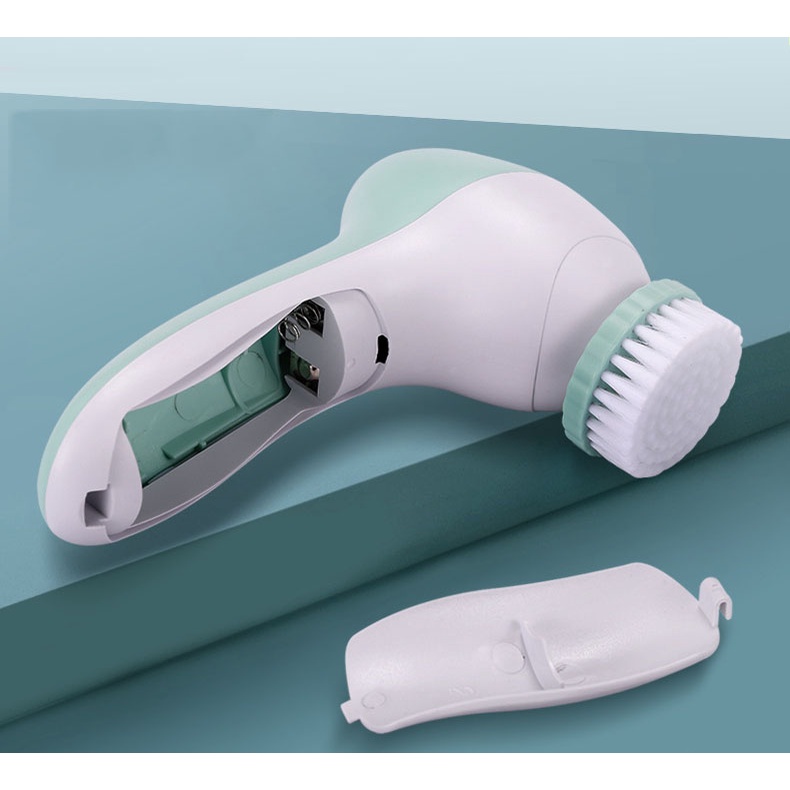 Máy Rửa Mặt Rung 5 Đầu Thay Thế Loại Bỏ Vi Khuẩn, Bụi Bẩn Có Hại B0210