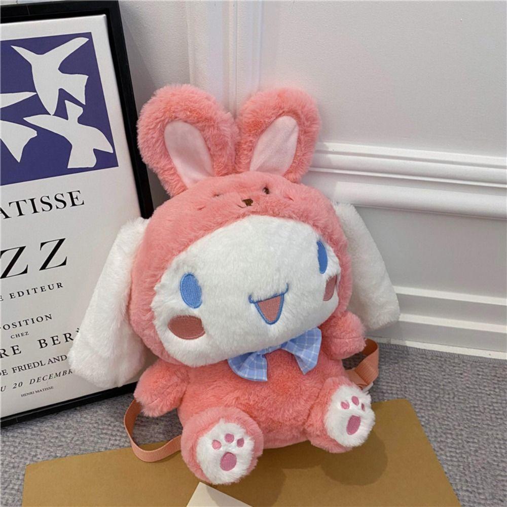 Ba Lô Nhồi Bông Mềm Mại Hình Gấu Bông cinnamoroll melody Dễ Thương