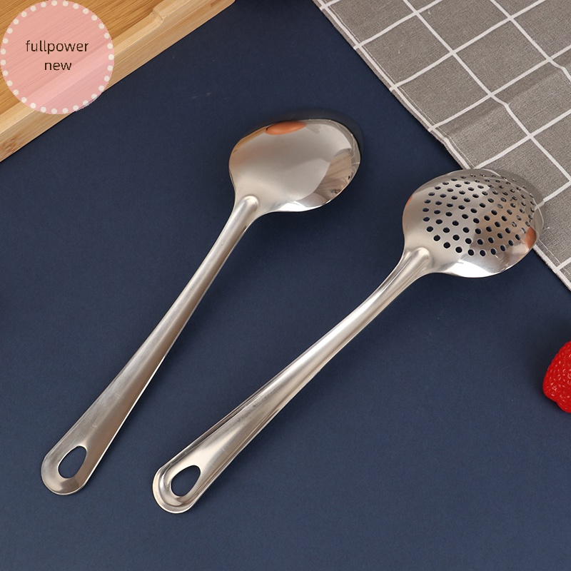 1 Muỗng Lọc Thức Ăn Bằng Thép Không Gỉ fullpowernew Làm Từ colander vn