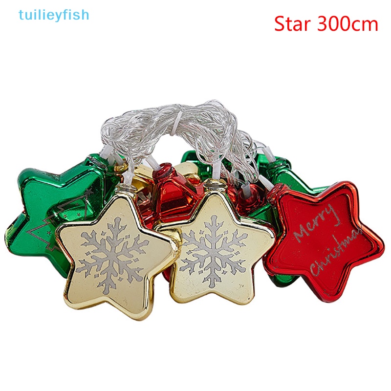 Dây Đèn led Hình Ngôi Sao Trang Trí Cây Thông Noel Cho Nhà Ở