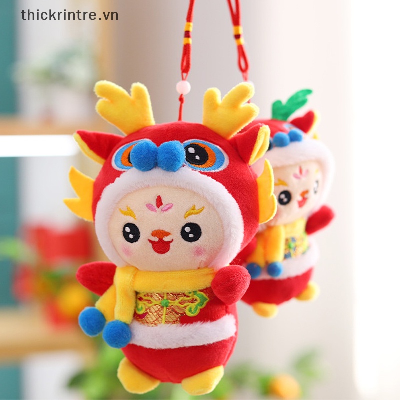 Đồ Chơi Nhồi Bông Hình Rồng Năm Con Giáp Trung Quốc Trang Trí Bàn Làm Việc
