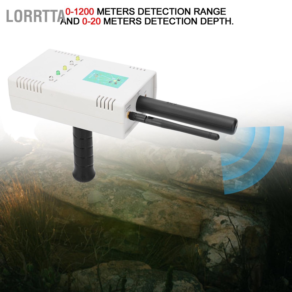 Lorrtta Máy dò kim loại dưới lòng đất 0‑1200m Công cụ tìm kiếm tầm xa cho đá quý vàng bạc đồng 100‑240V