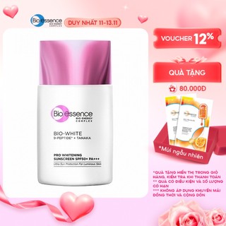 Kem Chống Nắng Dưỡng Trắng Sáng Da Bio-White Pro SPF50+ PA+++ 40g