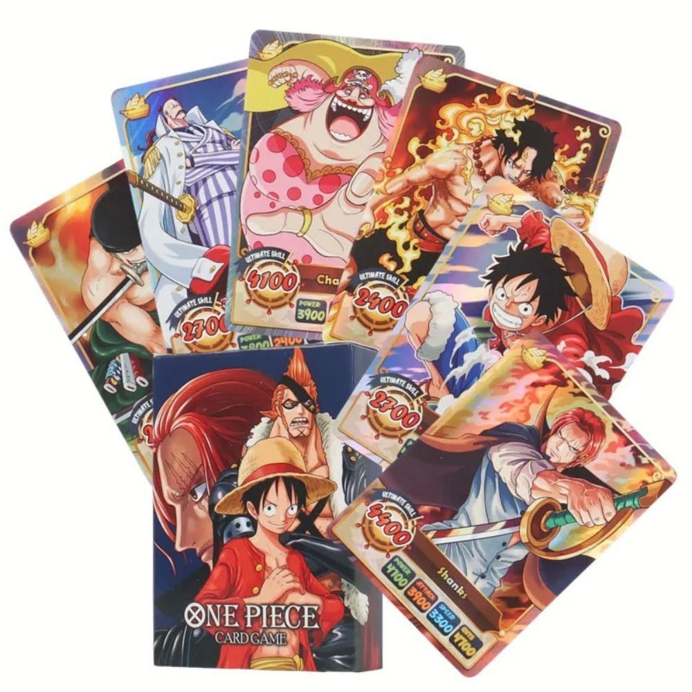 Bộ Sưu Tập Thẻ Bài Trò Chơi one piece 50 Tấm / Hộp Sưu Tầm Nhân Vật anime one piece Tiếng Anh Siêu Hiếm Hiếm Siêu Hiếm Dành Cho Trẻ Em