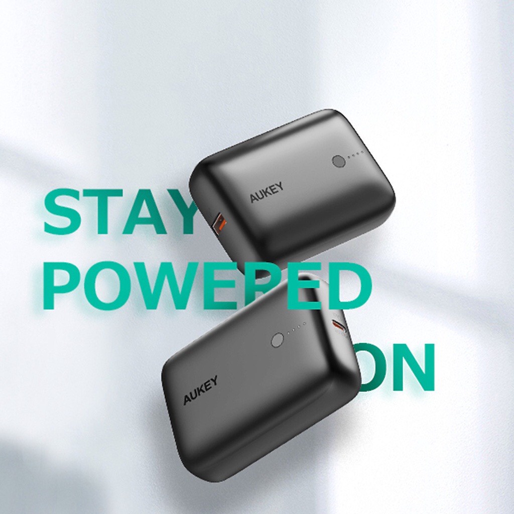 Pin Sạc Dự Phòng AUKEY Basix Mini PB-N83S 10000mAh- Sạc Nhanh Power Delivery 20W và Quick Charge 3.0 18W-Hàng Chính Hãng