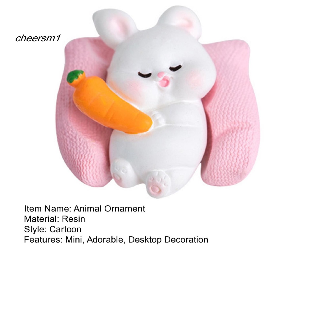 Đồ trang trí Heo / Thỏ / Chó / Mèo Đang Ngủ Dễ Thương Trang Trí Tiểu Cảnh