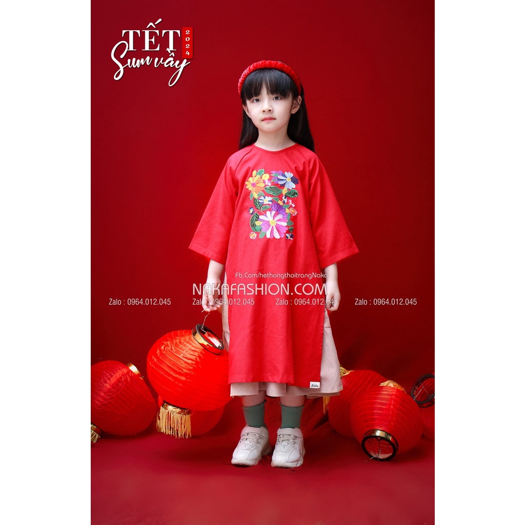 [Có sẵn] [Ảnh thật] Áo Dài Linen Juleen - MSP 2803 ( Chỉ có áo)