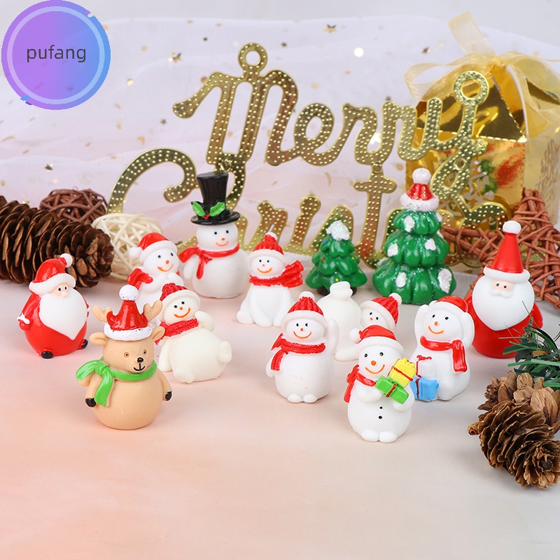 Mô Hình Ông Già Noel / Người Tuyết / Cây Thông Trang Trí Giáng Sinh