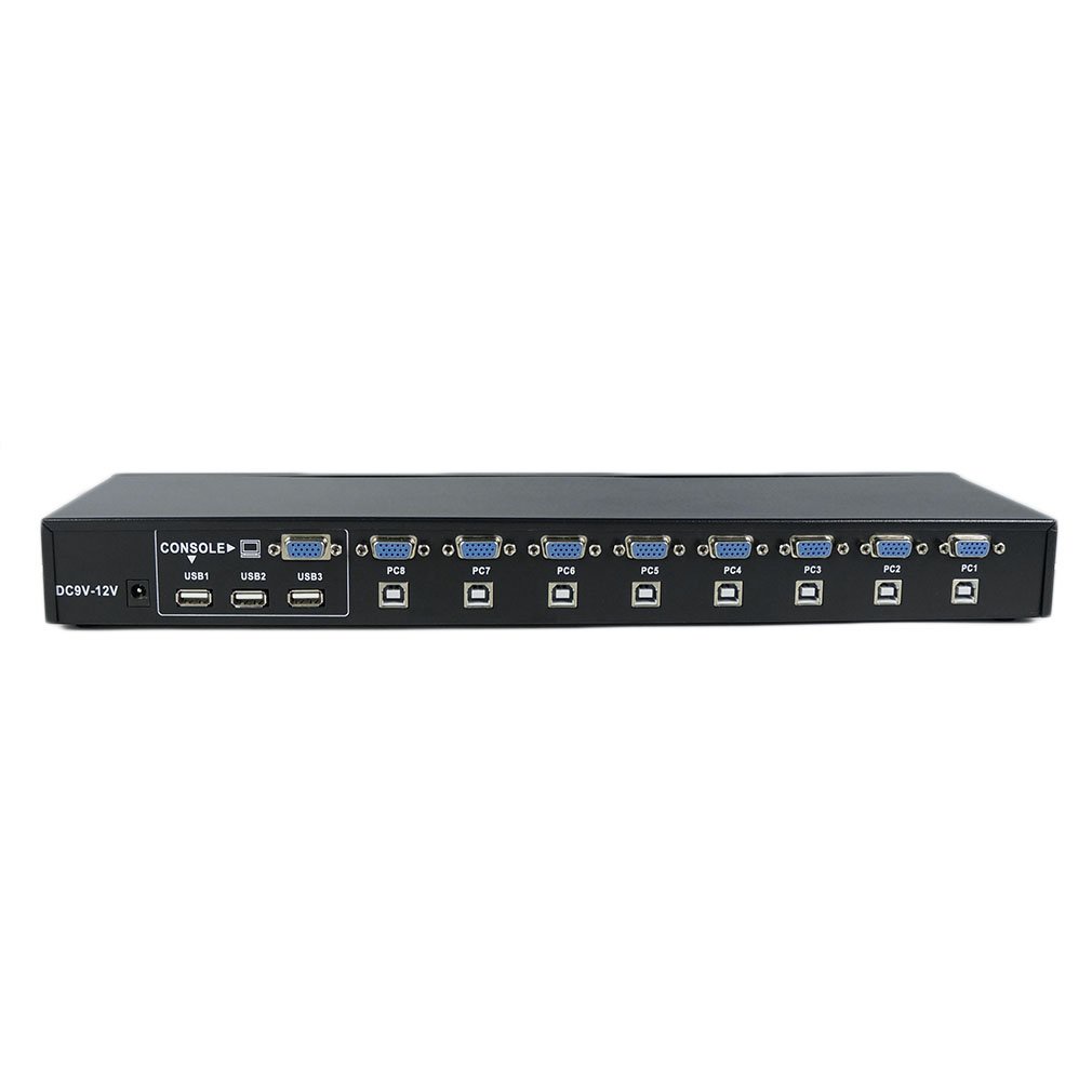 【adorb2】8 Port USB 2.0 External KVM Switch Box Manual Switcher Support 1920x1440