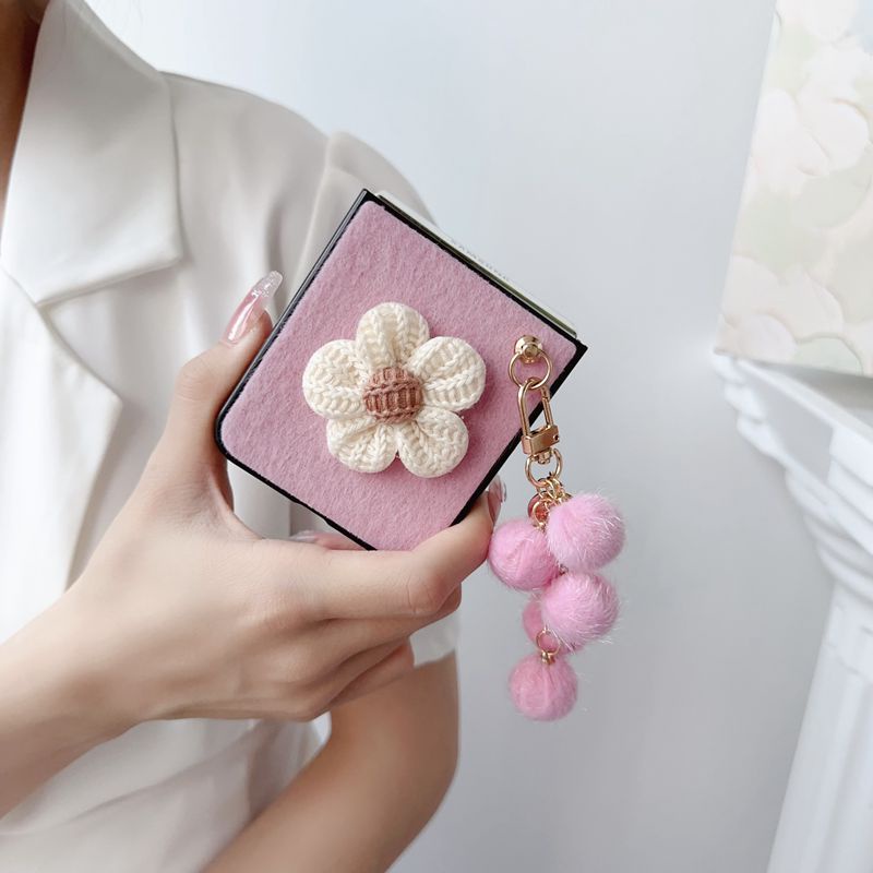 Bao Da Điện Thoại Họa Tiết Hoa Hướng Dương Cho samsung galaxy z flip 3 / 4 / 5 flip5 flip4 flip3 5g Ốp