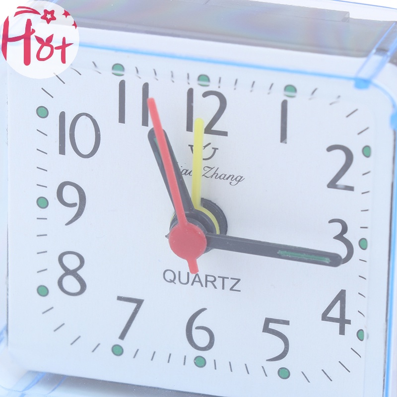 Jr 1 Đồng Hồ Báo Thức Để Bàn mini Hình Vuông Dùng Trang Trí Phòng Ngủ / Học