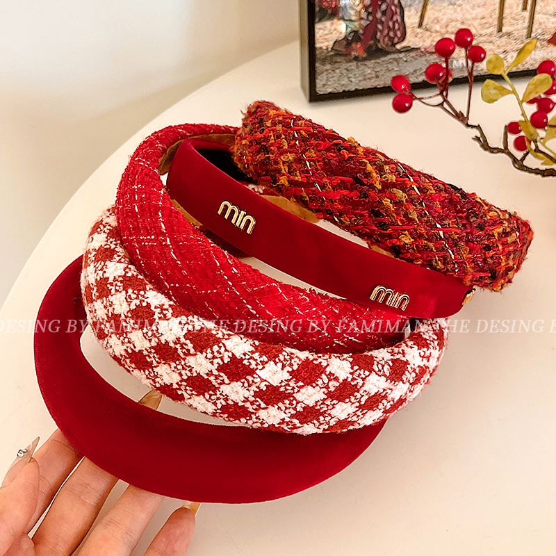 Băng Đô Nhung Lông Thời Trang Mùa Thu Đông Hàn Quốc