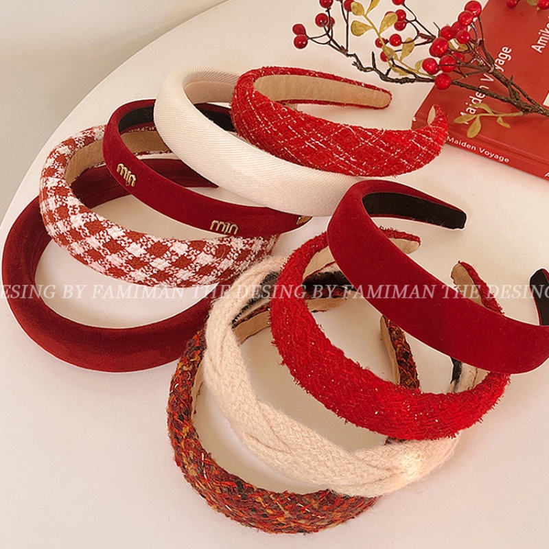 Băng Đô Nhung Lông Thời Trang Mùa Thu Đông Hàn Quốc