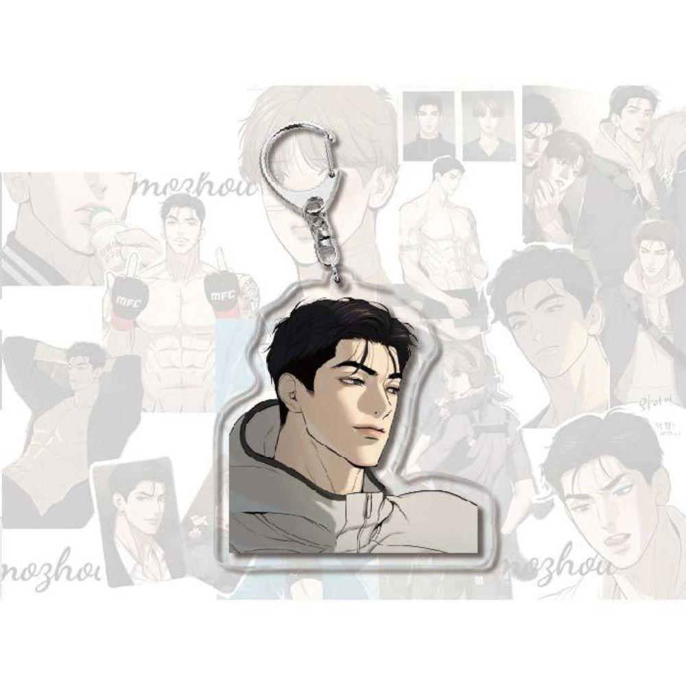 Lanfy manwha jinx Móc Khóa Mô Hình manwha jinx Hoạt Hình jaekyung kim dan Bằng acrylic Mặt Dây Chuyền anime bl manwha jinx
