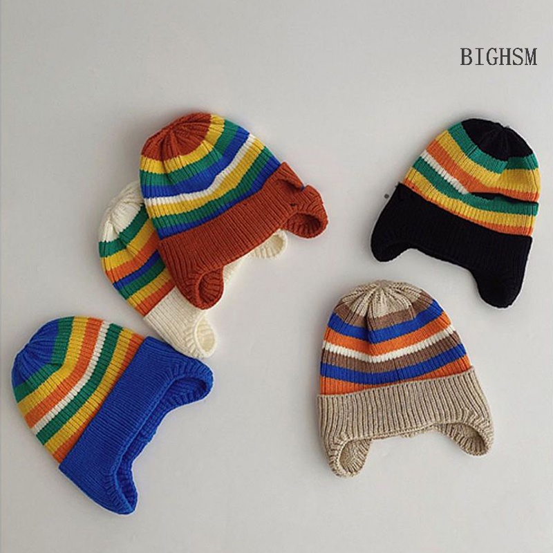 Mũ Đan Len Giữ Ấm Và Lạnh Thời Trang Hàn Quốc Cho Trẻ Sơ Sinh