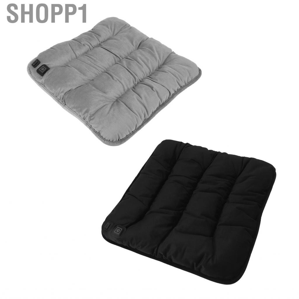 Shopp1 Heated Seat Cushion DC5V 2A 3 Levels Temperature Control Fast Heating Multiple Protection USB Pads