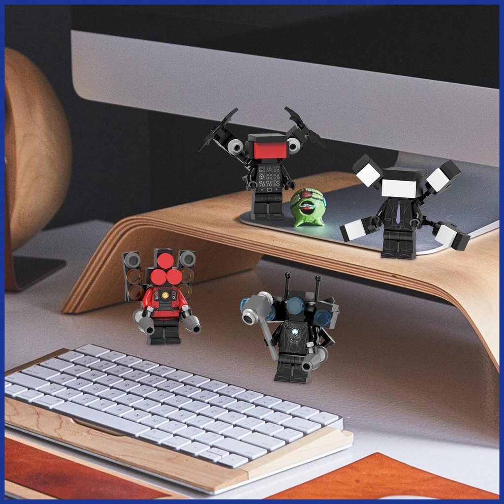 Skibidi Bộ Đồ Chơi Mô Hình Lego Người Máy Quay titan / tv man diy
