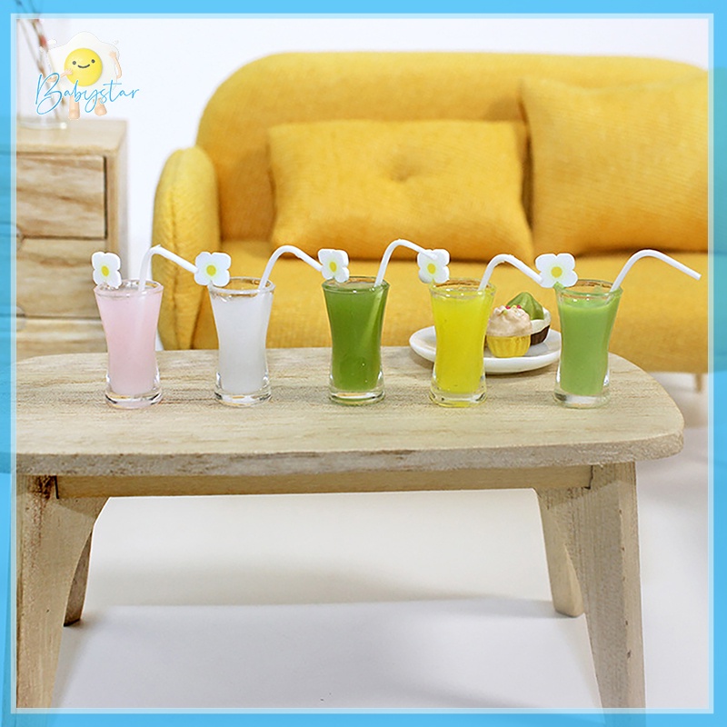 Mô Hình Ly cocktail Mini Trang Trí Nhà Búp Bê 1: 6 / 1: 12 Mới