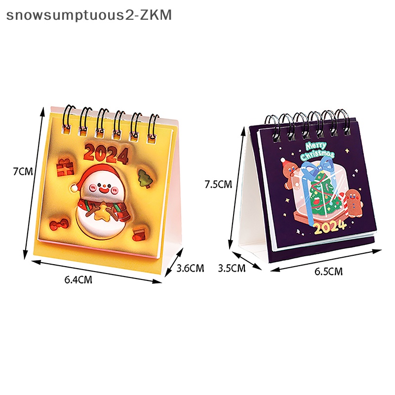 Lịch Để Bàn mini # 2024 cny # 2024 Họa Tiết Hoạt Hình Dễ Thương