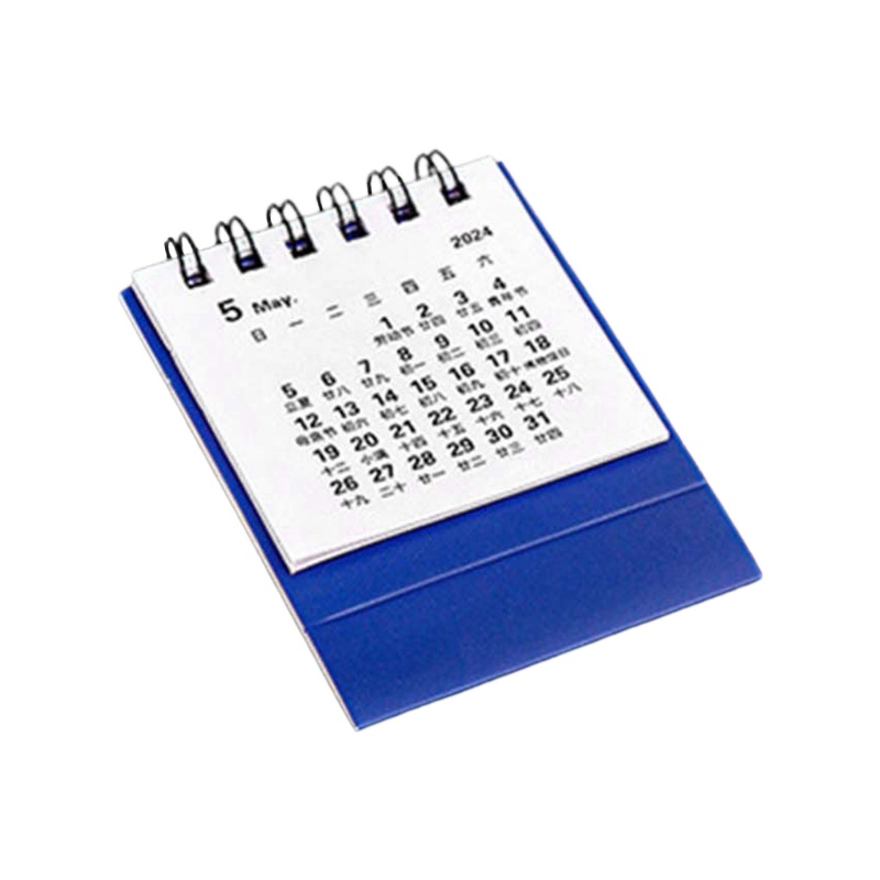 Lịch Năm 2024 mini Để Bàn Họa Tiết Giáng Sinh Dễ Thương