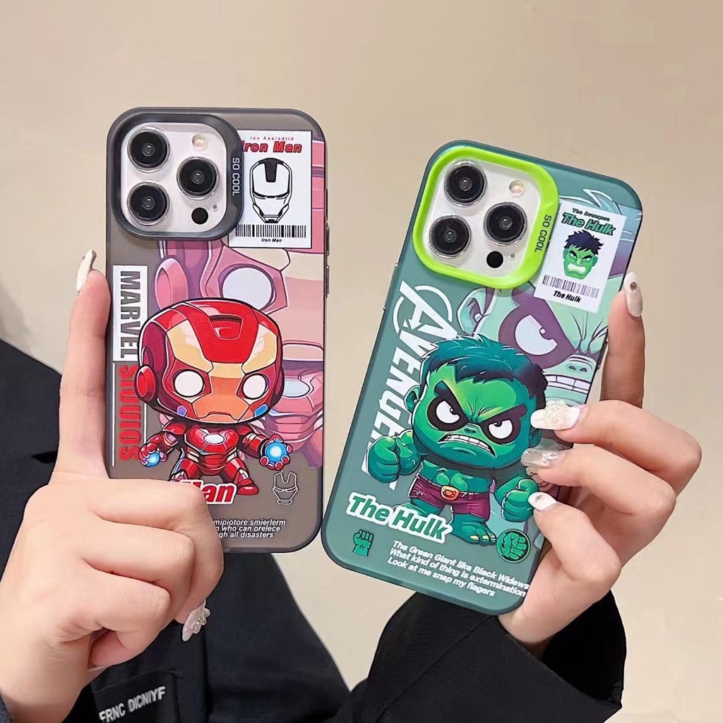 Ốp Điện Thoại hàng mới Họa Tiết ironman Cho iphone 11 12 13 14 15 pro max ip 12promax 13promax 14promax