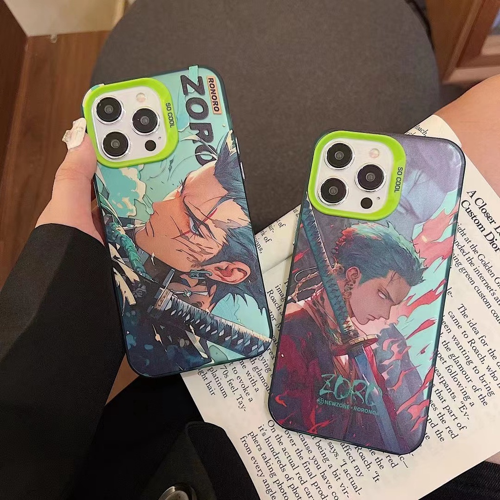 Ốp Điện Thoại hàng mới Cứng Mặt Nhám piece zoro comic tương thích cho iphone 12 13 14 15 pro max