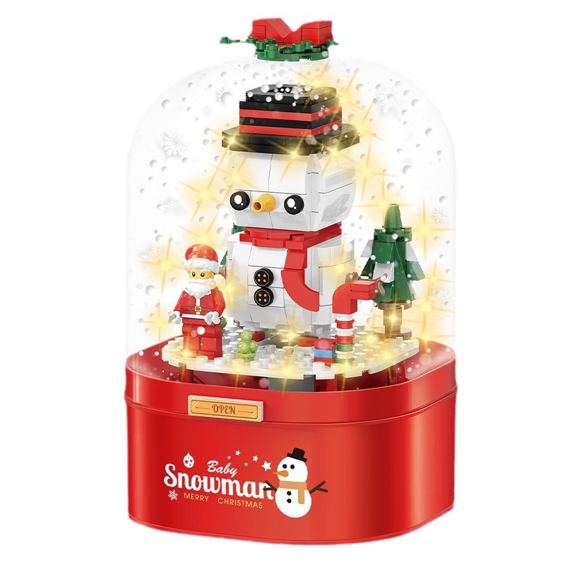 Khối Đồ Chơi Lắp Ráp Cây Thông Noel Phát Nhạc