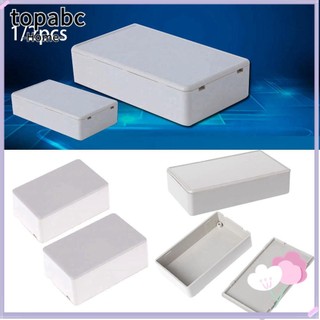 Top 1/2 Hộp Nhựa ABS Đựng Đồ Điện Tử Màu Trắng/Xám Chống Thấm Nước 8 Kích Thước Chất Lượng Cao