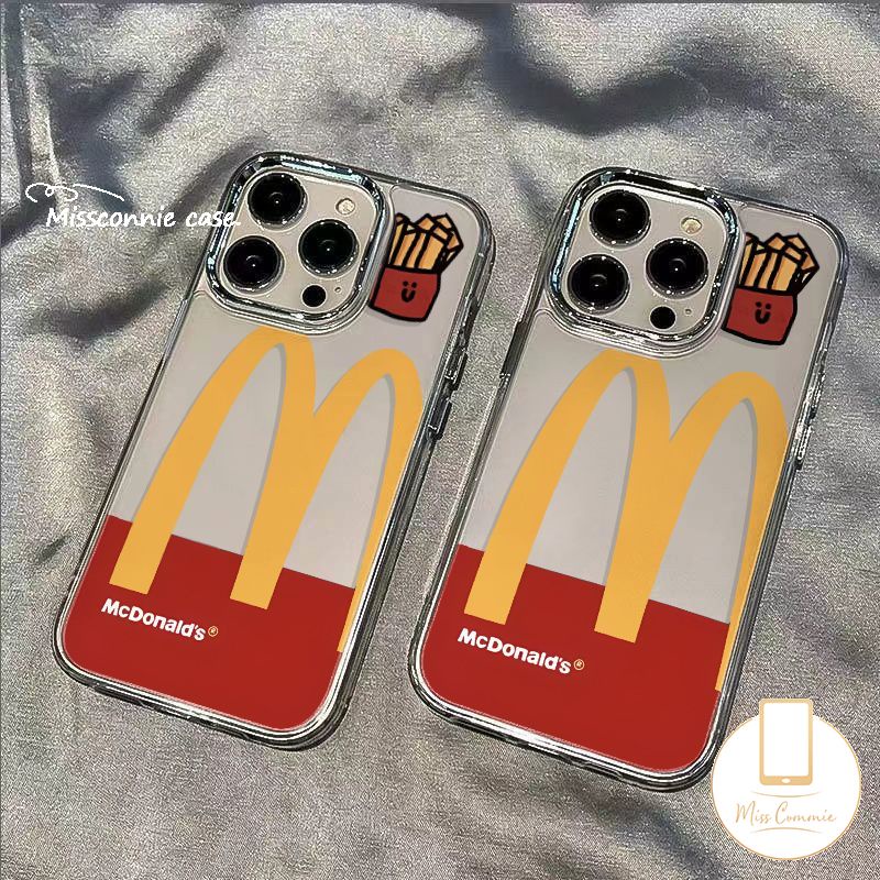 Thời Trang Ốp Điện Thoại Hình Mcdonald 'S Cho iphone 11 x 7plus 8plus xs max xr 15 14 13 12 pro max 15 6 7 6s 8 plus se 2020