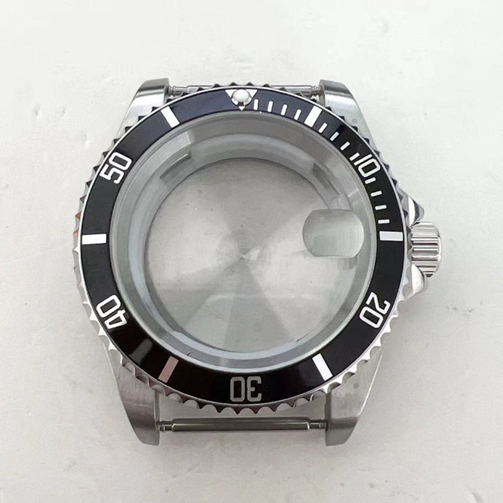 Ốp Bảo Vệ Mặt Đồng Hồ Kính Lúp sapphire 40mm Bằng Thép Không Gỉ 8215 / 8200 / 8205 / 2813