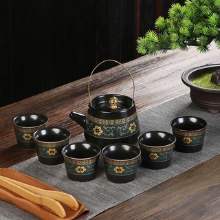 Bộ ấm trà hoa vàng phong cách shangchen kiểu mới 260ml
