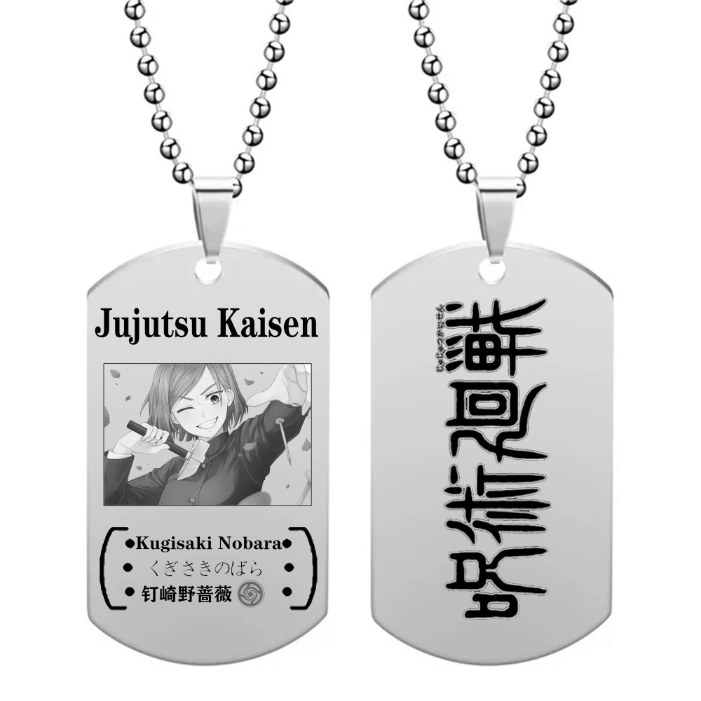 Vòng cổ Mặt Thép Không Gỉ Hóa Trang Nhân Vật jujutsu kaisen gojo geto suguru ryomen sukuna