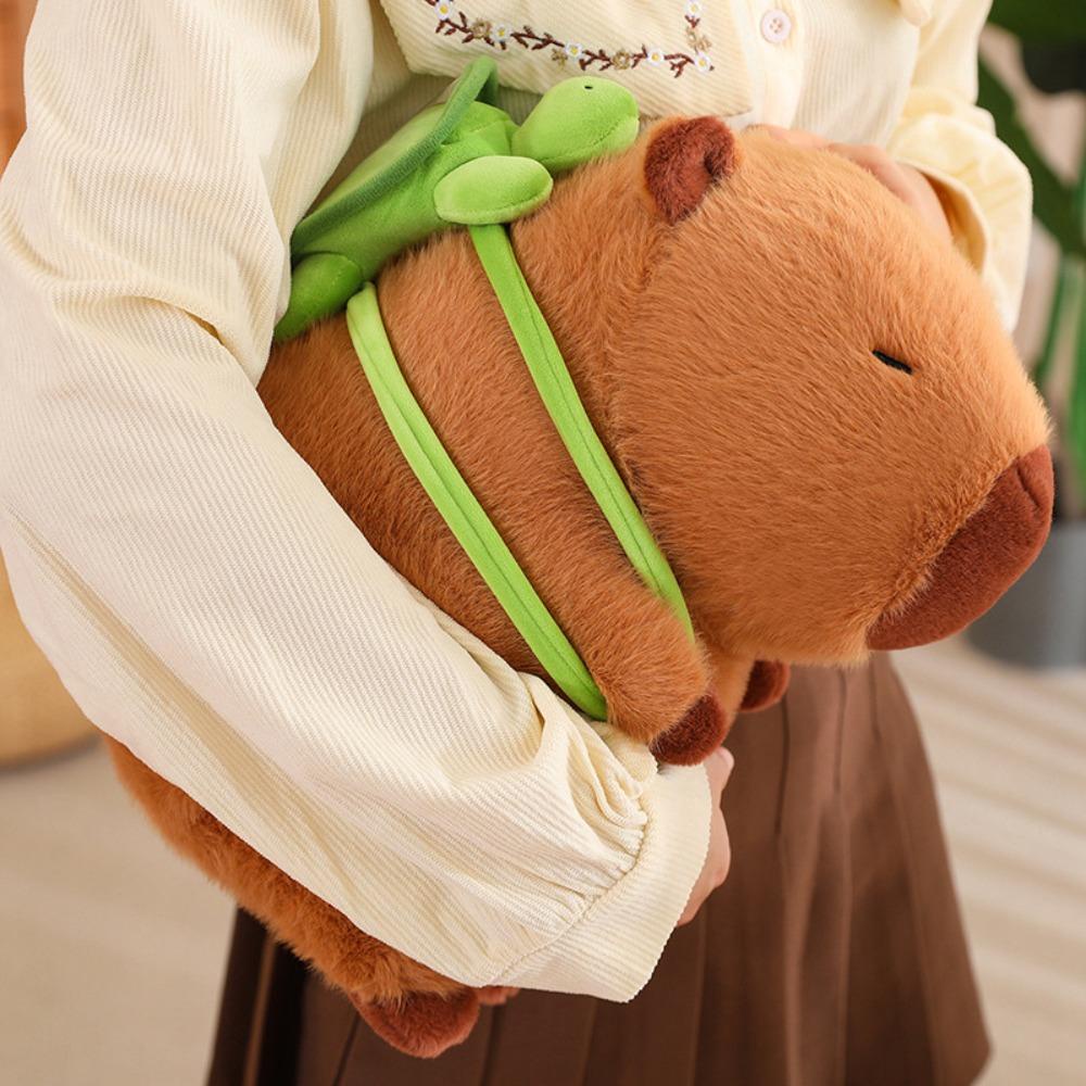 Mmluck capybara Đồ Chơi Búp Bê Nhồi Bông capybara rodent Runnybara Đáng Yêu Mềm Mại