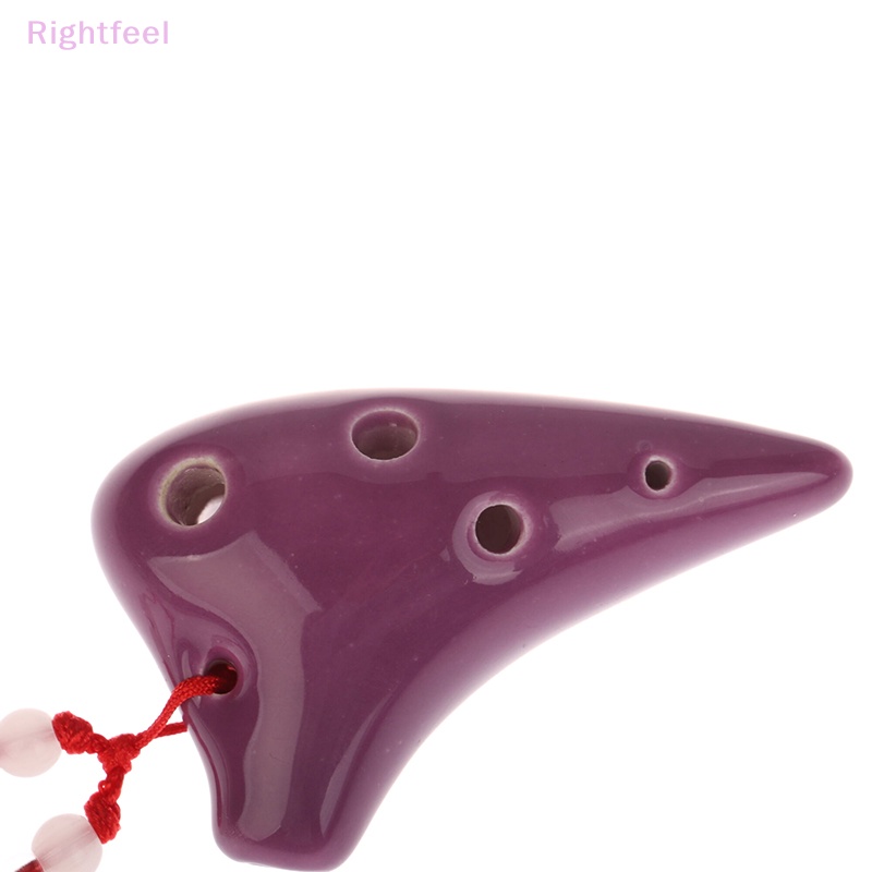 1 Sáo ocarina Gốm Sứ 6 Lỗ Kèm Dây Đeo Dành Cho Người Mới Bắt Đầu