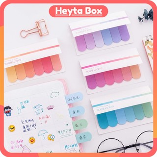Giấy ghi chú guestbook, giấy note màu pastel dễ thương heytabox - gn2