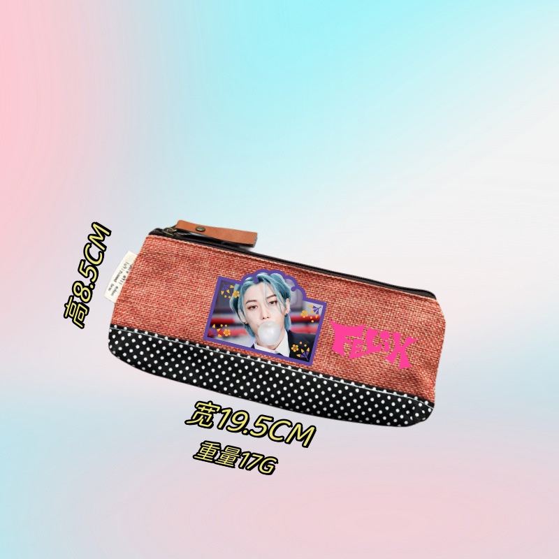 Hộp Bút Sức Chứa Lớn In Hình Truyện Tranh stray kids chang-Inang chan han Cho Học Sinh