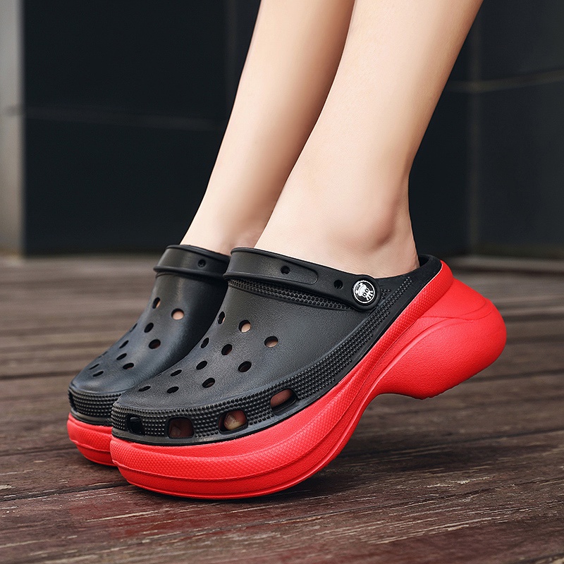 Dép crocs Cao Gót 6cm Thời Trang Dành Cho Nữ