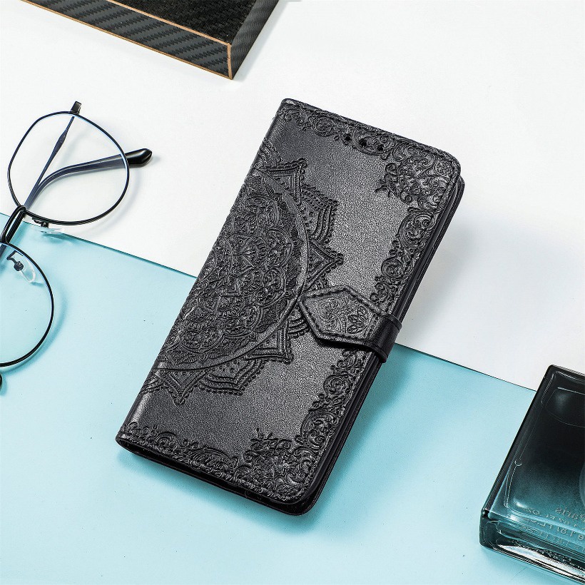 Phù Hợp Bao Da Điện Thoại Từ Tính In Hoa mandala Cho realme11 realme10 realme gt neo 3 realme8 realme7 realme-gt 5g Ốp
