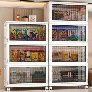 Đặc biệt miễn phí lắp đặt hộp đựng đồ gia dụng phòng khách tủ đựng đồ ăn nhẹ trong suốt tủ lưu trữ đa chức năng.