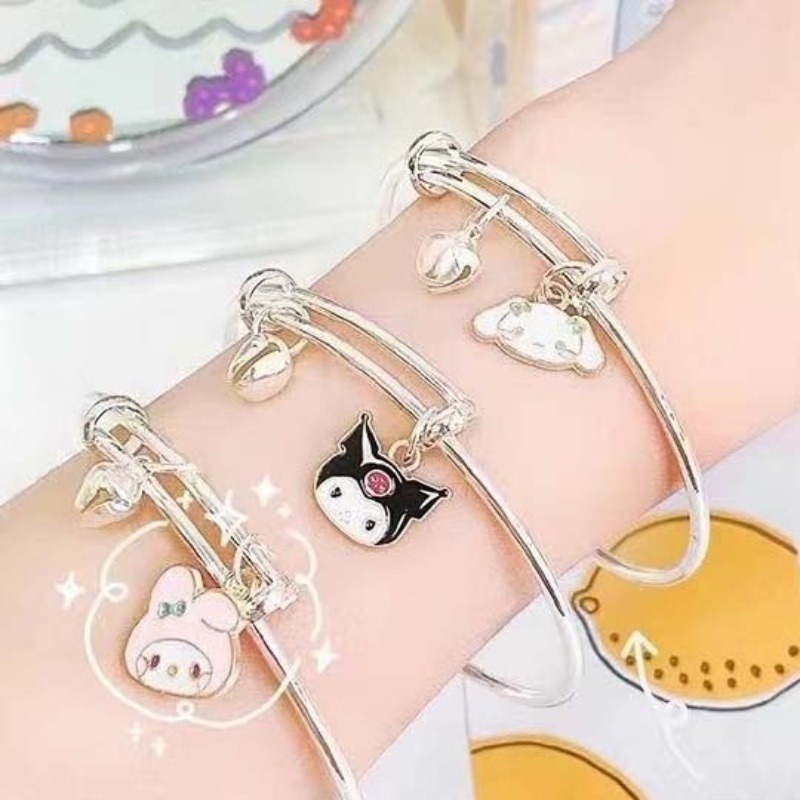 Kawaii Vòng Tay Tình Bạn sanrio Cho 3 Lần Mặt Hình anime my melody kuromi