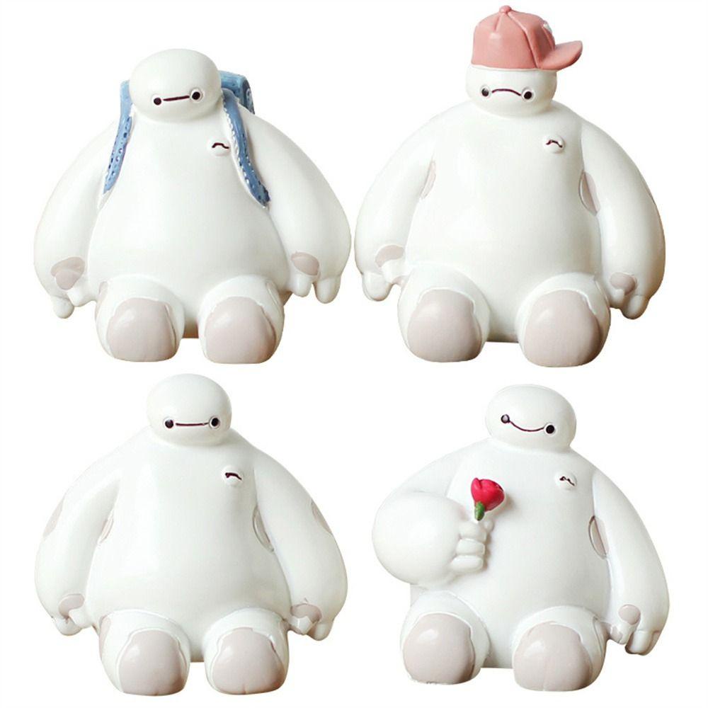 Lanfy Mô Hình robot baymax Hoạt Hình big hero Thủ Công Mỹ Nghệ Trang Trí Nhà Cửa
