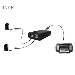 Jinhf thiết bị chia 2 cổng usb kvm cho máy in